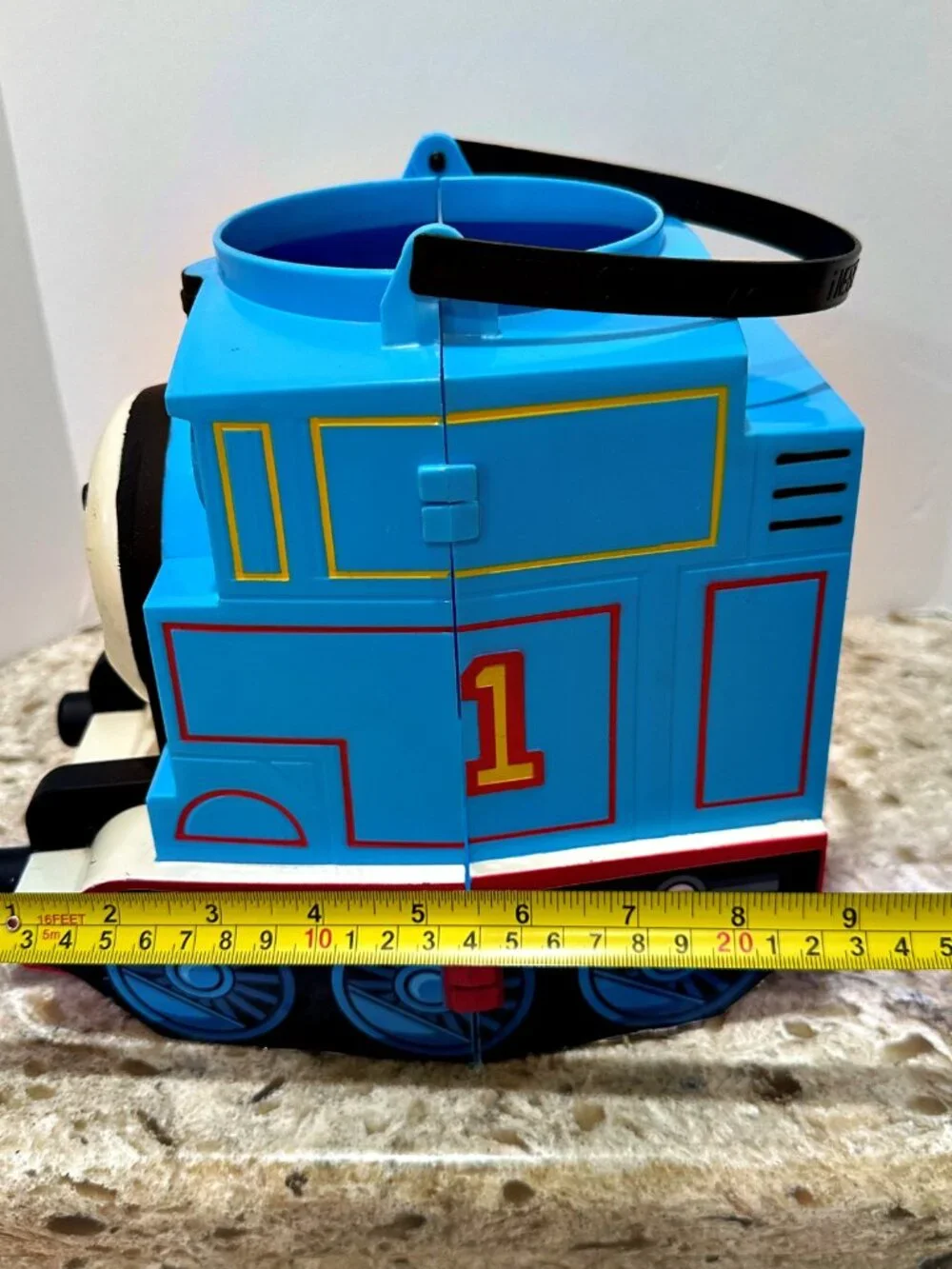 Vintage Thomas and Friends Train Folding HALLOWEEN Candy Bucket Pail 2006